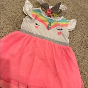 Teddy boom Unicorn outfit 3-6